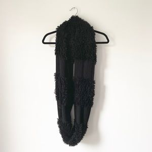 Fuzzy textured scarf